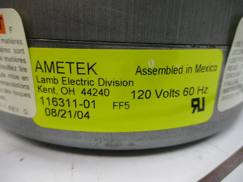 AMETEK 116311-01 120V NSMP