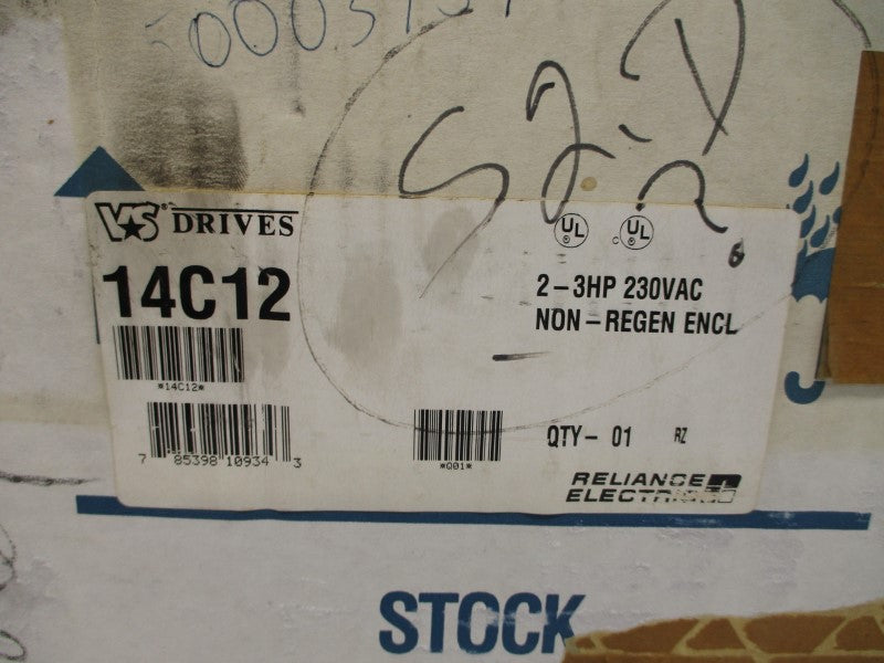 RELIANCE ELECTRIC 14C12 230VAC 21A (AS PICTURED) NSMP