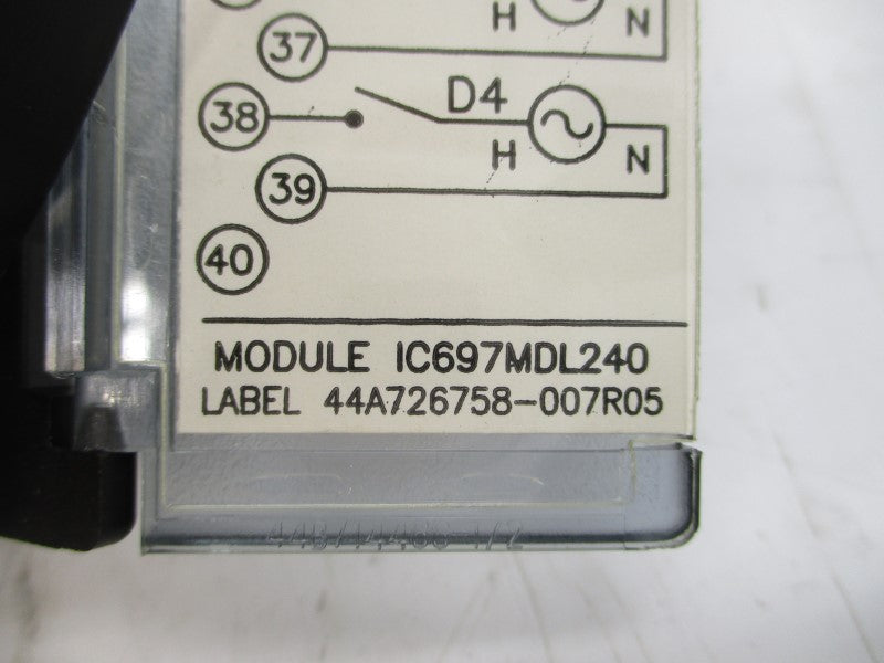 GE FANUC IC697MDL240C 120VAC NSMP