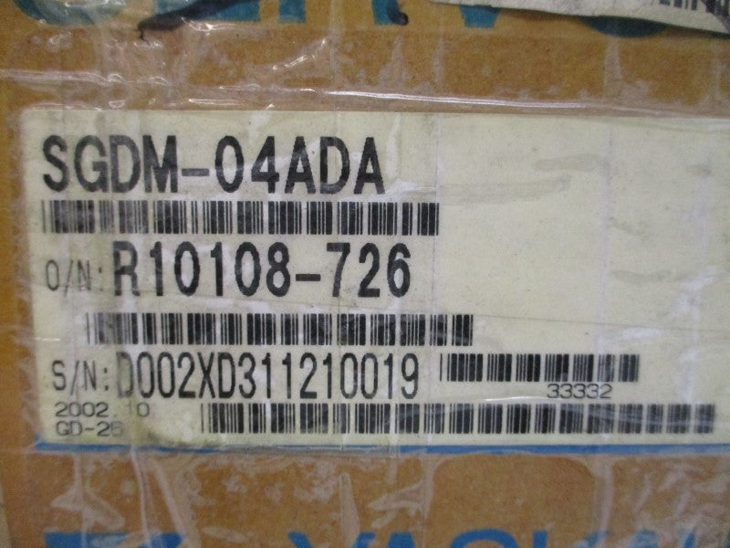 YASKAWA SGDM-04ADA 200-230VAC 5.5A NSMP