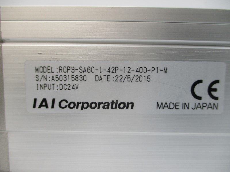 IAI RCP3-SA6C-I-42P-12-400-P1-M 24VDC NSNP