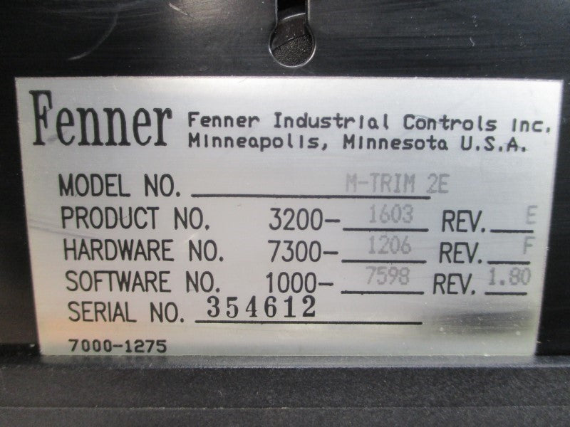 FENNER 3200-1603 M-TRIM2E 120V NSNP