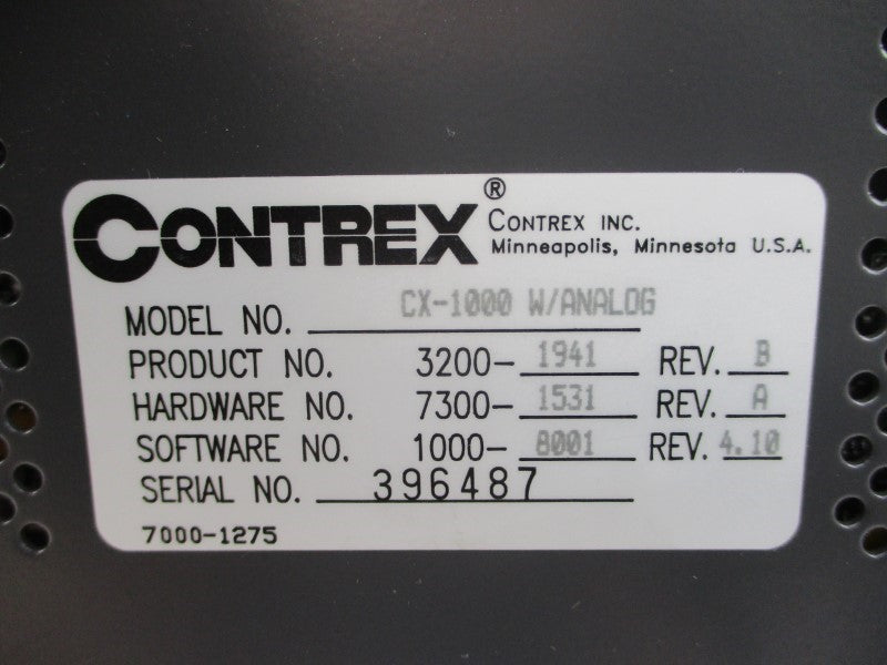 CONTREX 3200-1941 CX-1000 115/230VAC 0.1A NSNP