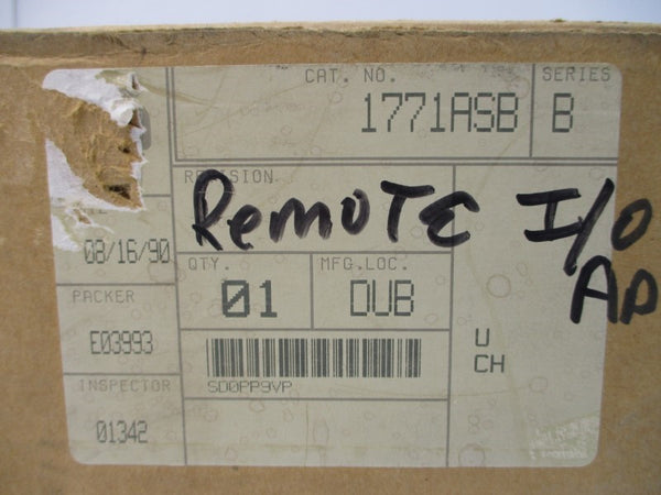 ALLEN BRADLEY 1771-ASB SER. B F/W F 5VDC 1.2A NSMP