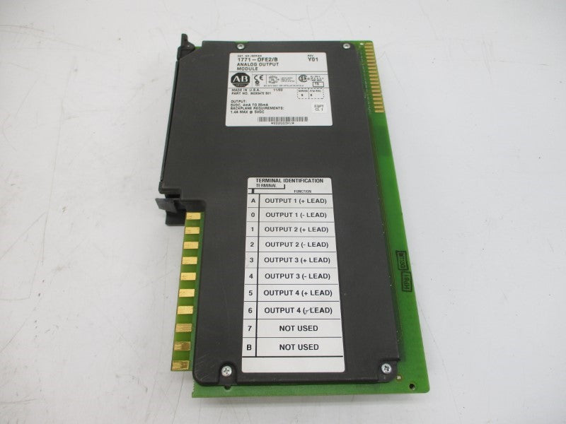 ALLEN BRADLEY 1771-OFE2 SER. B F/W B 5VDC 1.4A REMAN