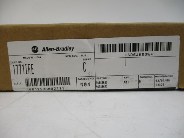 ALLEN BRADLEY 1771-IFE SER. C F/W B DATE: 2006 NSFS