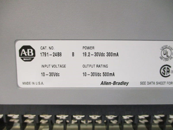 ALLEN BRADLEY 1791-24B8 SER. B 19.2-30VDC NSMP