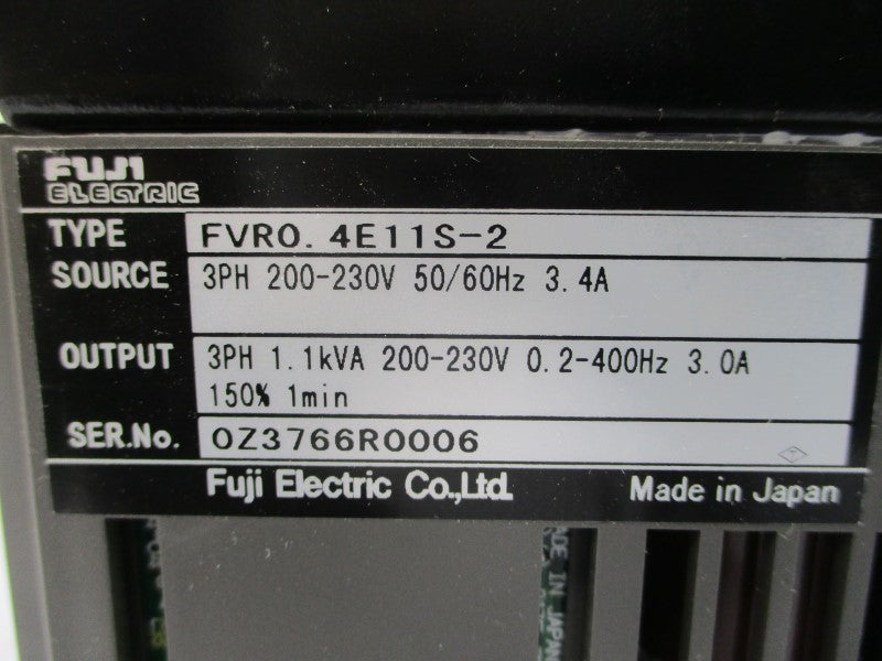 FUJI ELECTRIC FVR0.4E11S-2 200-230V 3.4A NSMP