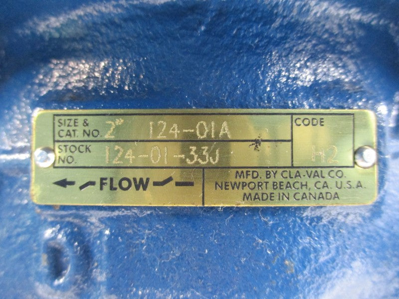 CLA-VAL 124-01-33J 124-01A 2" NSNP