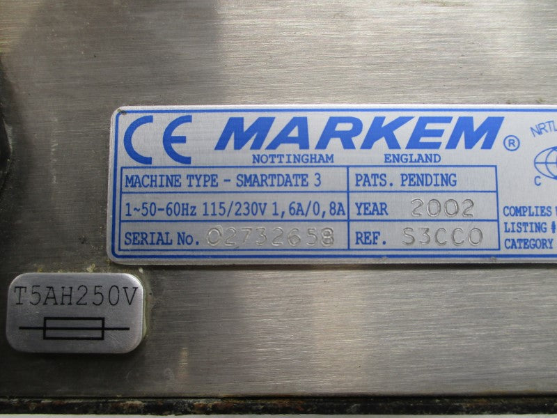 MARKEM SMARTDATE 3 115/230V 1.6/0.8A UNMP
