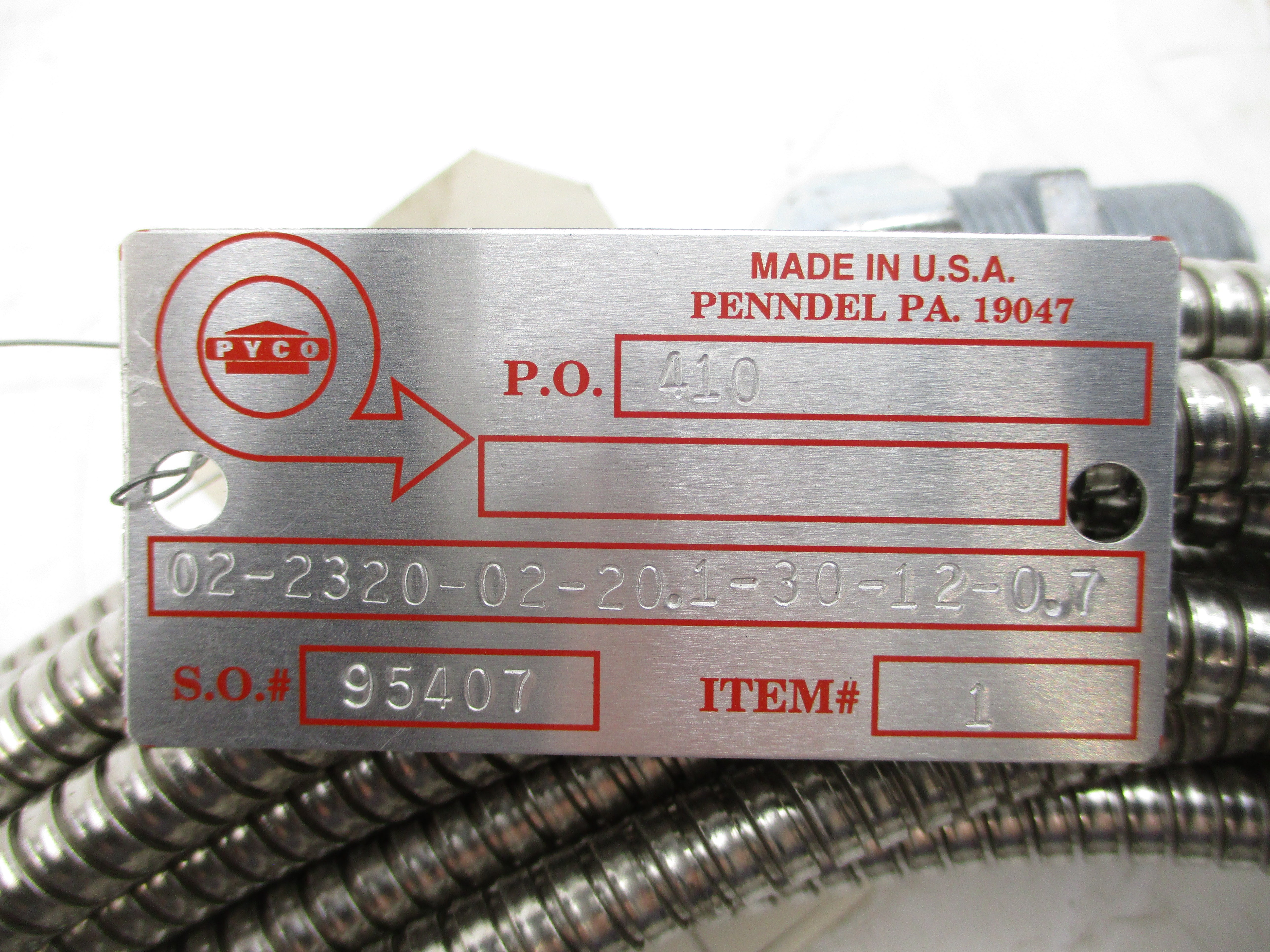 PYCO 02-2320-02-20.1-30-12-0.7 NSNP