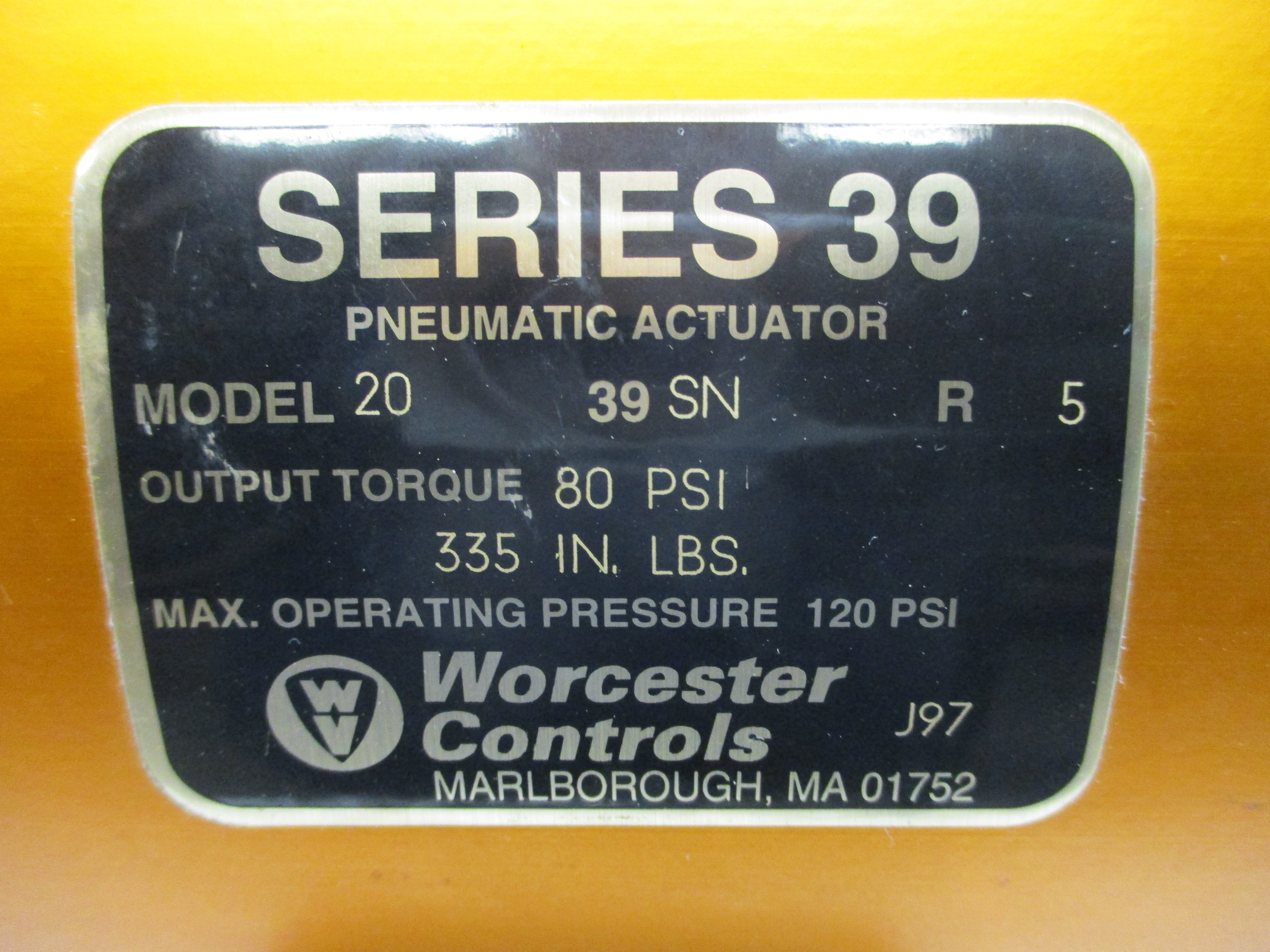 WORCESTER CONTROLS 2039SNR5 R2CWP1000 80PSI 1-1/2" NSNP