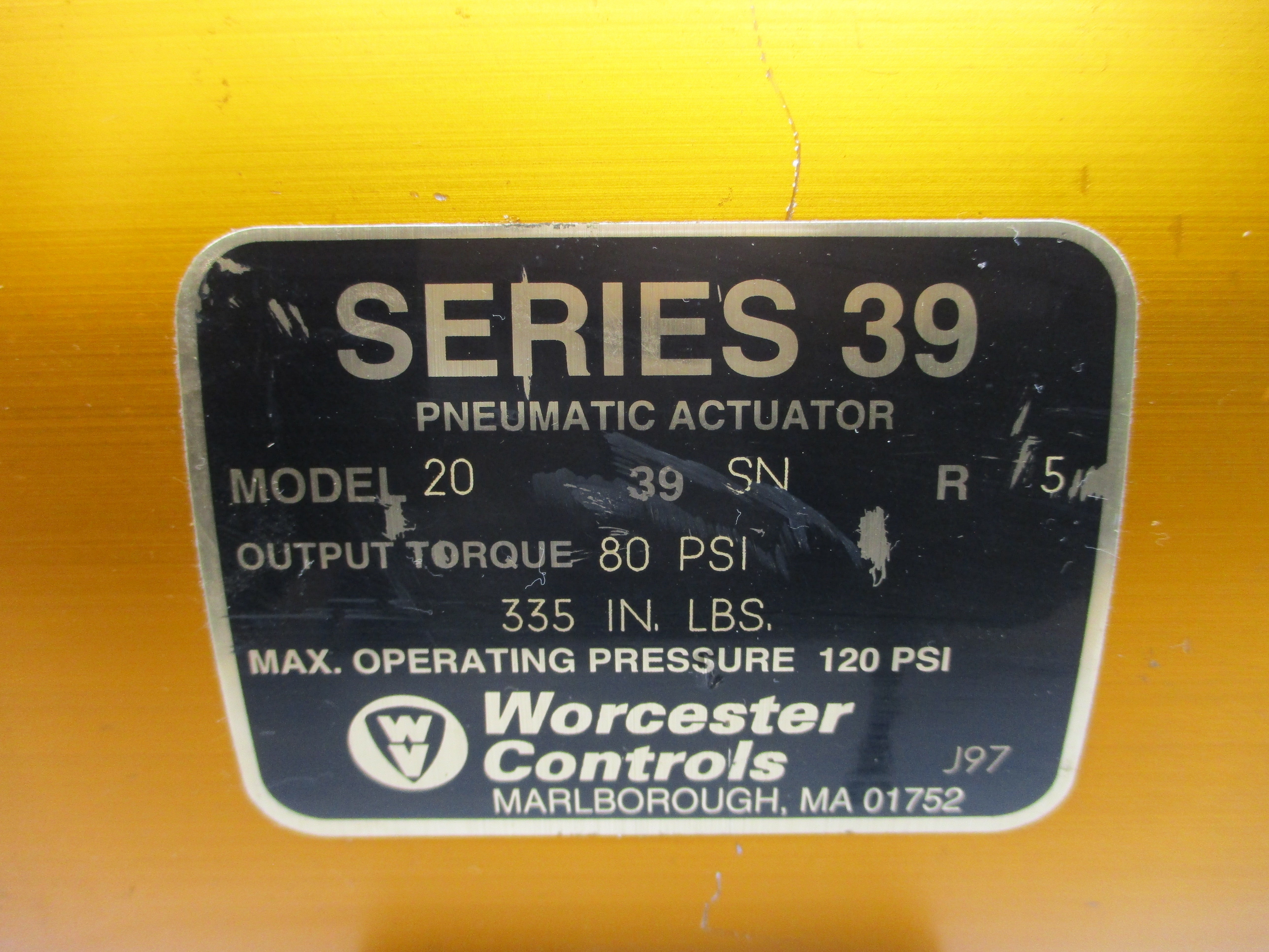 WORCESTER CONTROLS 2039SNR5 4416RTSE 80PSI 1-1/2" UNMP