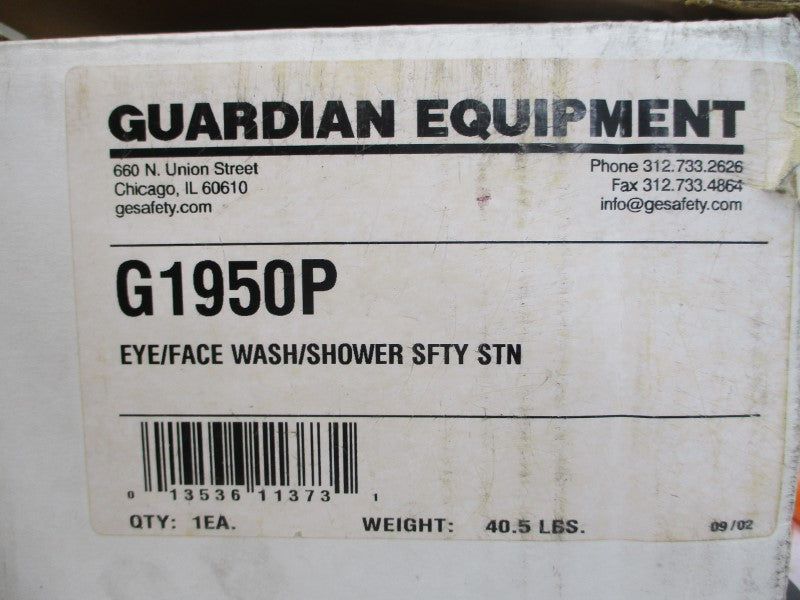 GUARDIAN EQUIPMENT G1950P NSMP
