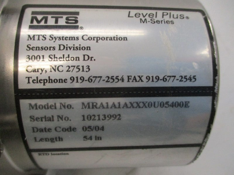 MTS MRA1A1AXXX0U05400E 54" NSNP
