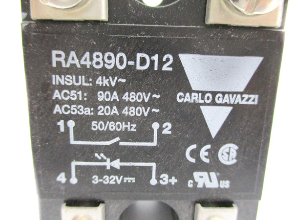 CARLO GAVAZZI RA4890-D12 480V 90A 4.5-32VDC NSNP