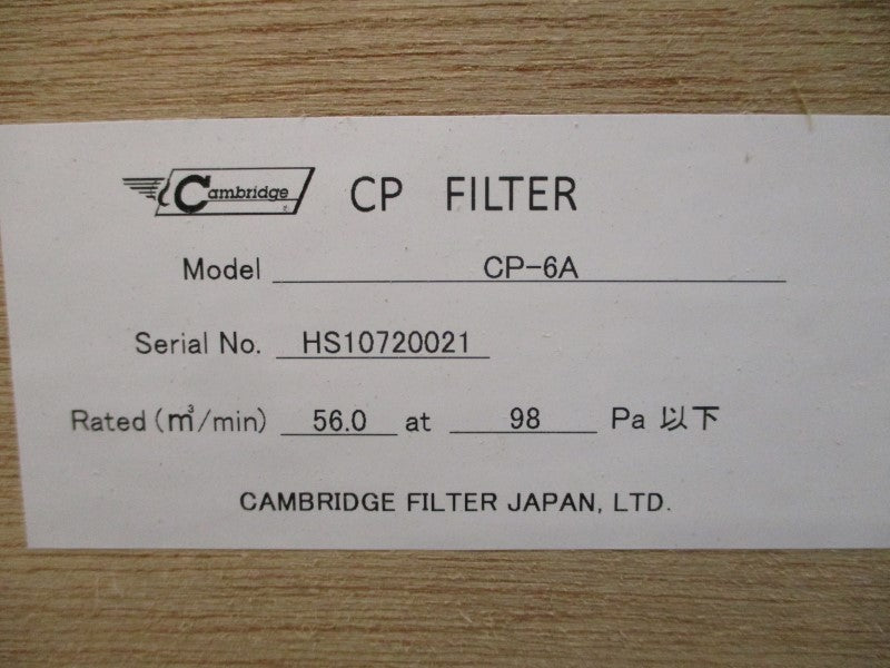 CAMBRIDGE CP-6A NSMP