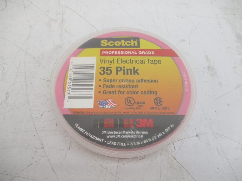 3M 35 (PINK) 051128-61333 3/4"X66' (PKG OF 10) NSMP