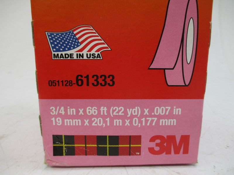 3M 35 (PINK) 051128-61333 3/4"X66' (PKG OF 10) NSMP