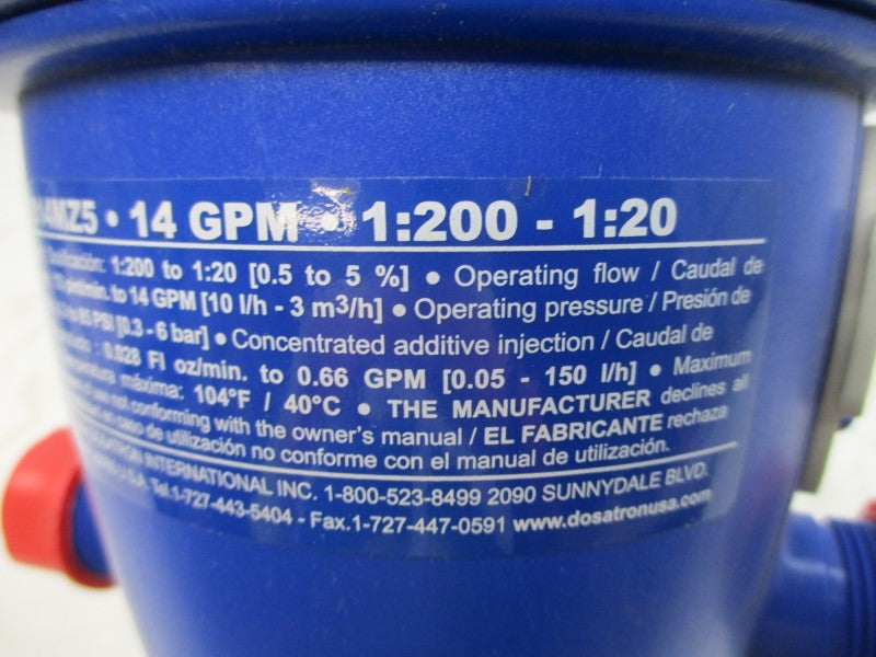 DOSATRON D14MZ5AFII 4.3-85PSI NSMP