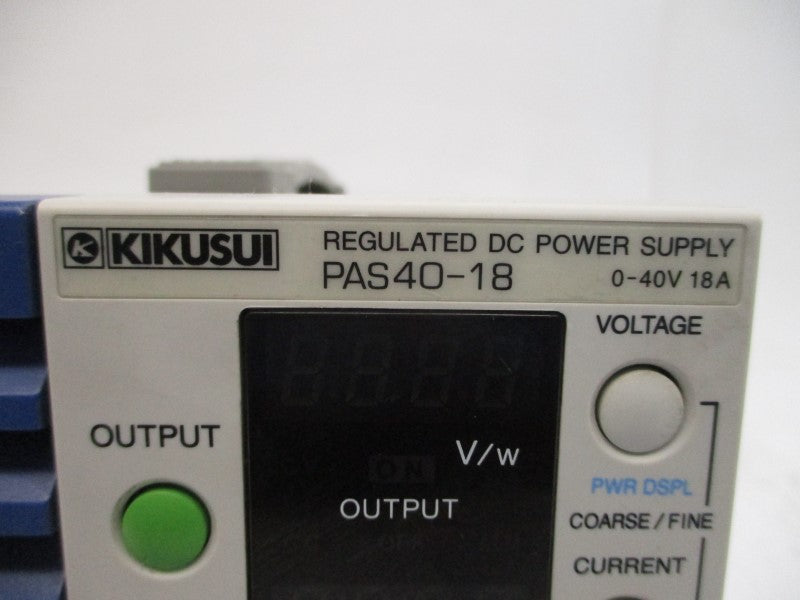 KIKUSUI PAS40-18 100-240VAC 18A NSNP
