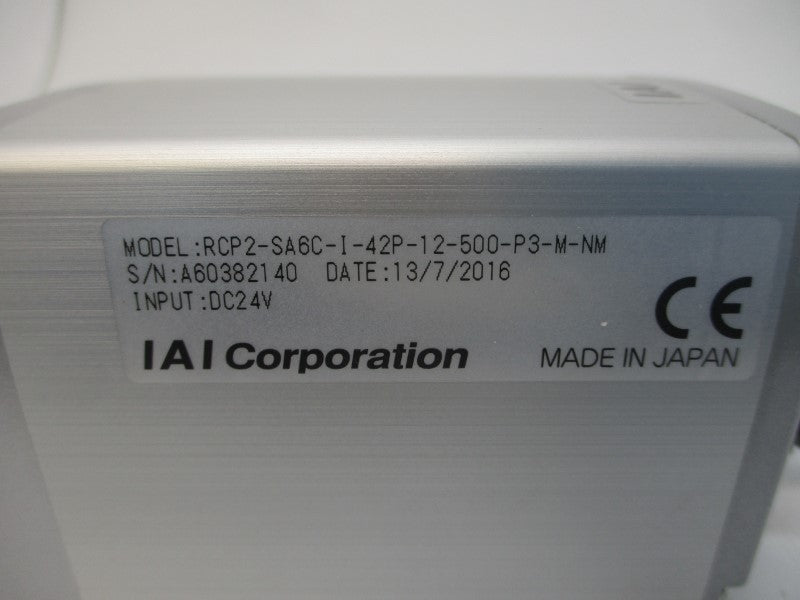 IAI RCP2-SA6C-I-42P-12-500-P3-M-NM 24VDC NSNP