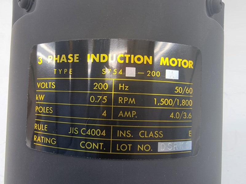 MOTOR S7542-200A 200V 4.0/3.6A NSNP
