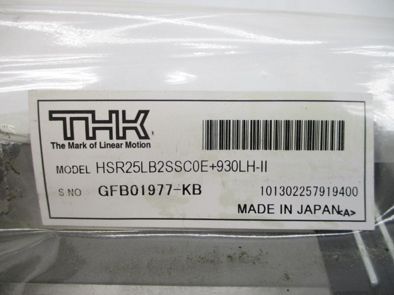 THK HSR25LB2SSC0E+930LH-II NSMP