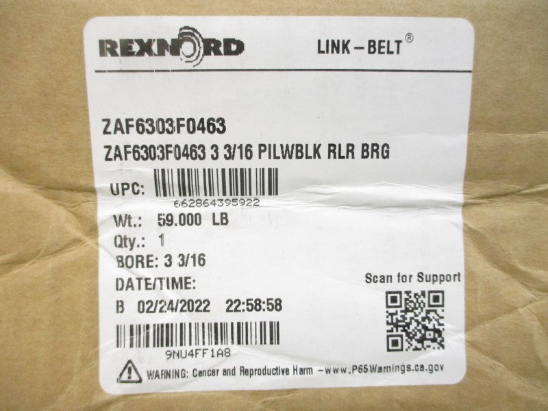 REXNORD ZAF6303F0463 3-3/16" NSMP