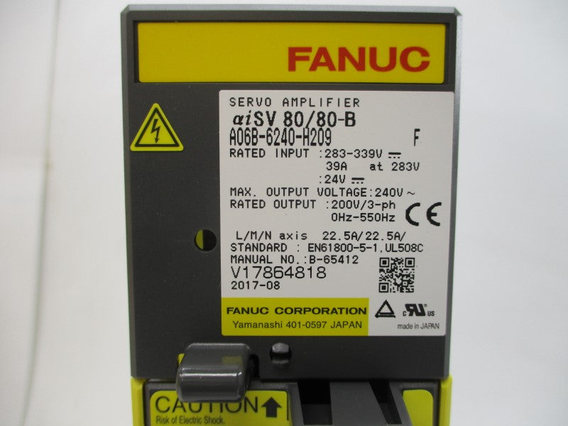 FANUC A06B-6240-H209 283-339V 39A NSMP