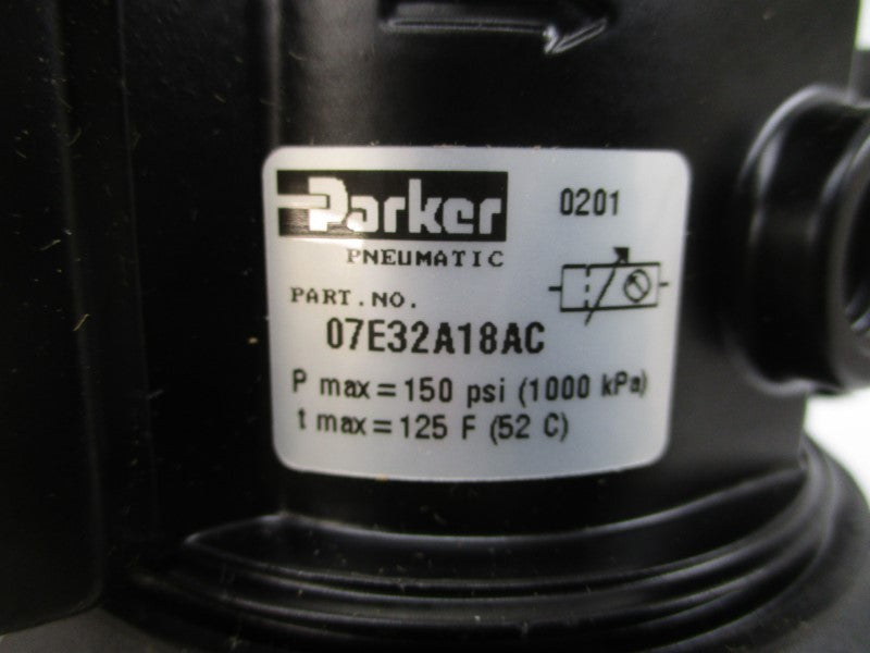 PARKER 07E32A18AC 150PSI 1/2" NSMP