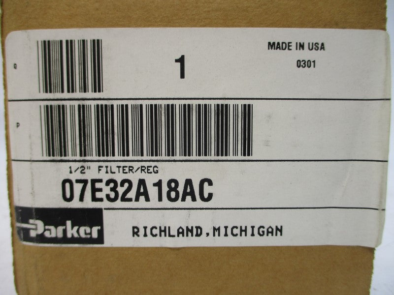 PARKER 07E32A18AC 150PSI 1/2" NSMP