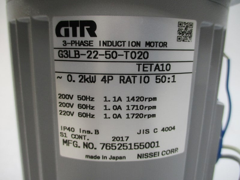 GTR G3LB-22-50-T020 220V 1.0A NSMP