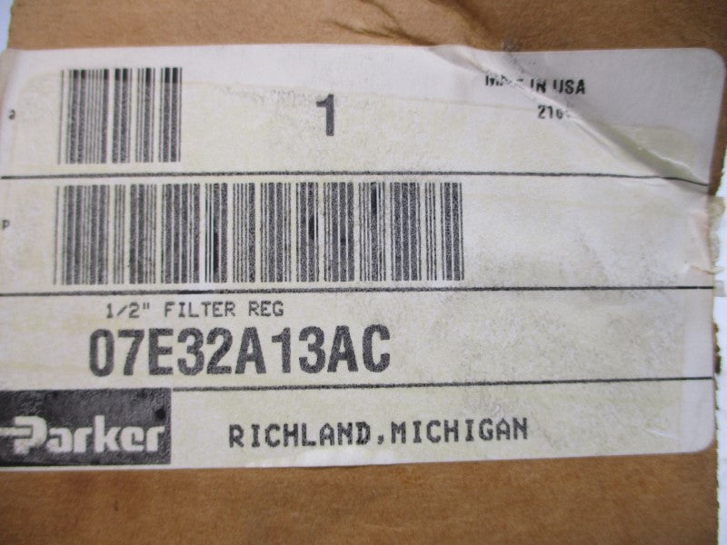 PARKER 07E32A13AC 150PSI 1/2" NSMP