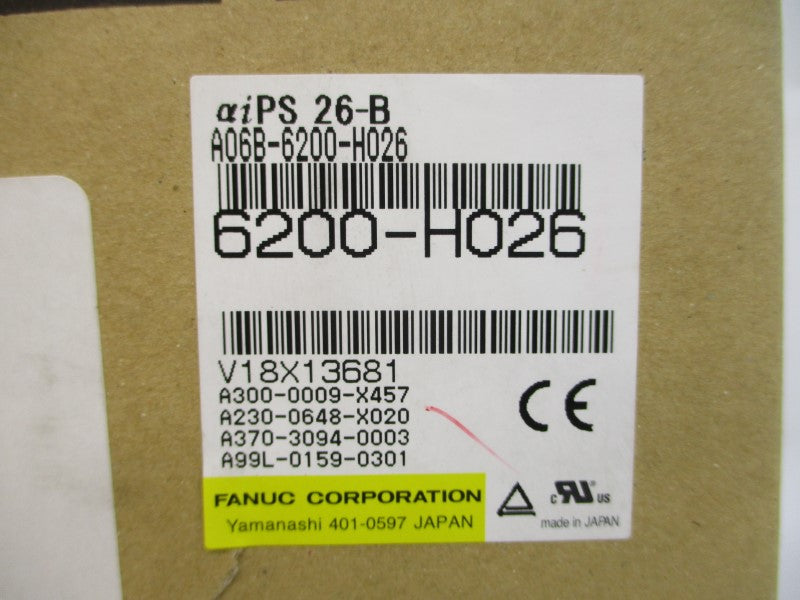 FANUC A06B-6200-H026 200-240V 108A NSMP