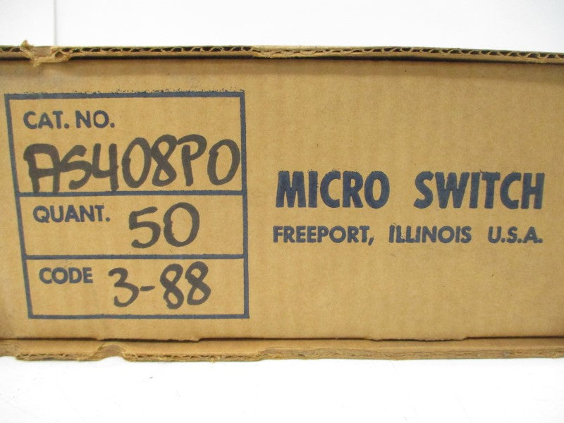 MICRO SWITCH AS408P0 (PKG OF 50) NSMP