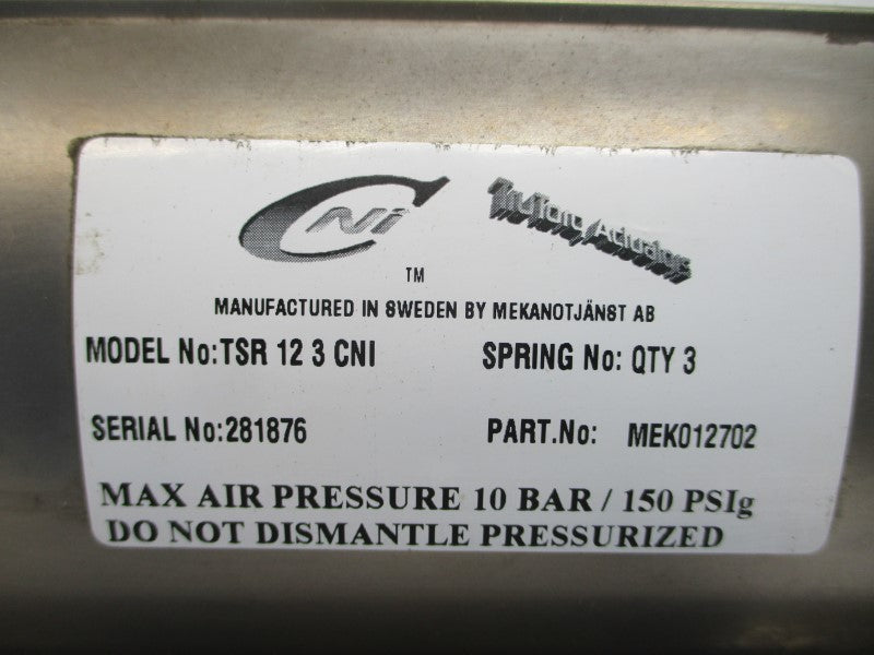 CNI MEK012702 TSR123CNI 150PSI NSNP