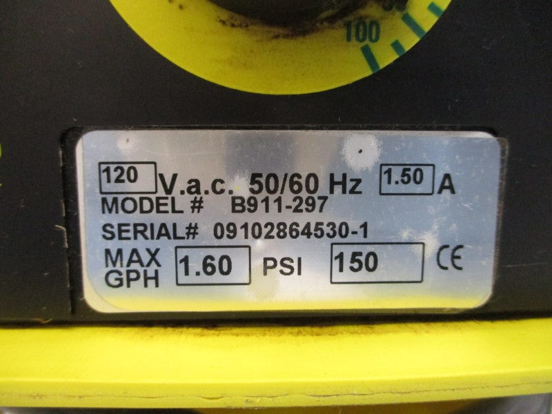 LMI MILTON ROY B911-297 120VAC 1.50A 150PSI UNMP