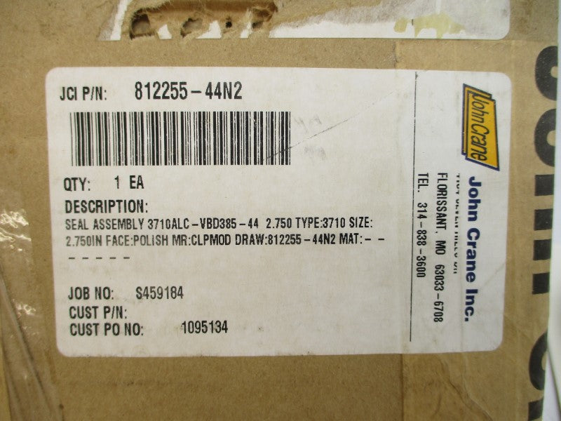 JOHN CRANE 3710ALC-VBD385-44 2.750" NSMP
