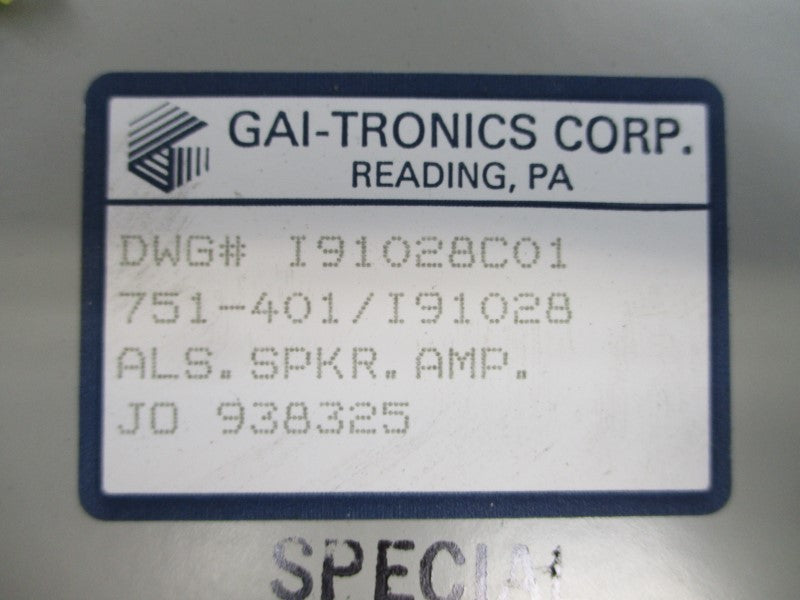GAI-TRONICS 751-401 I91028 NSNP