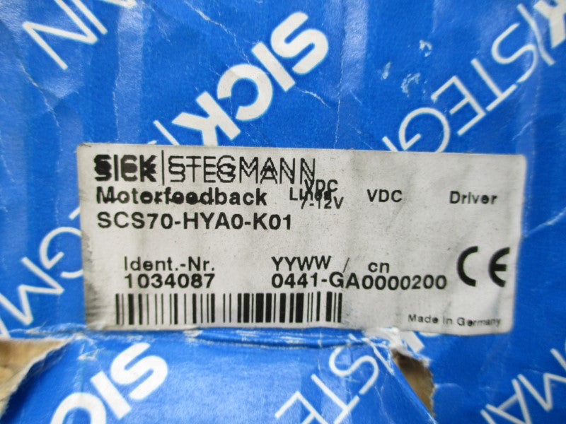 SICK SCS70-HYA0-K01 1034087 7-12VDC NSMP