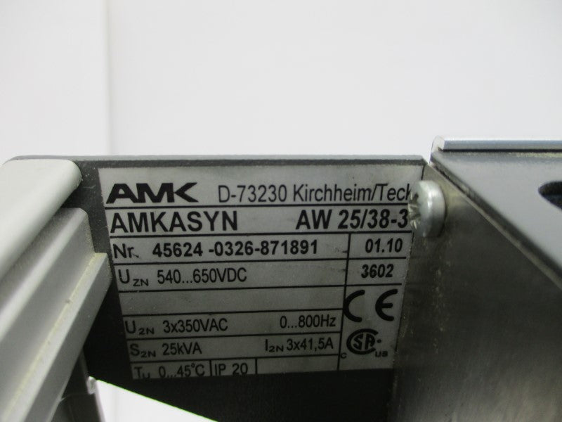 AMK AW25/38-3 350VAC 41.5A UNMP