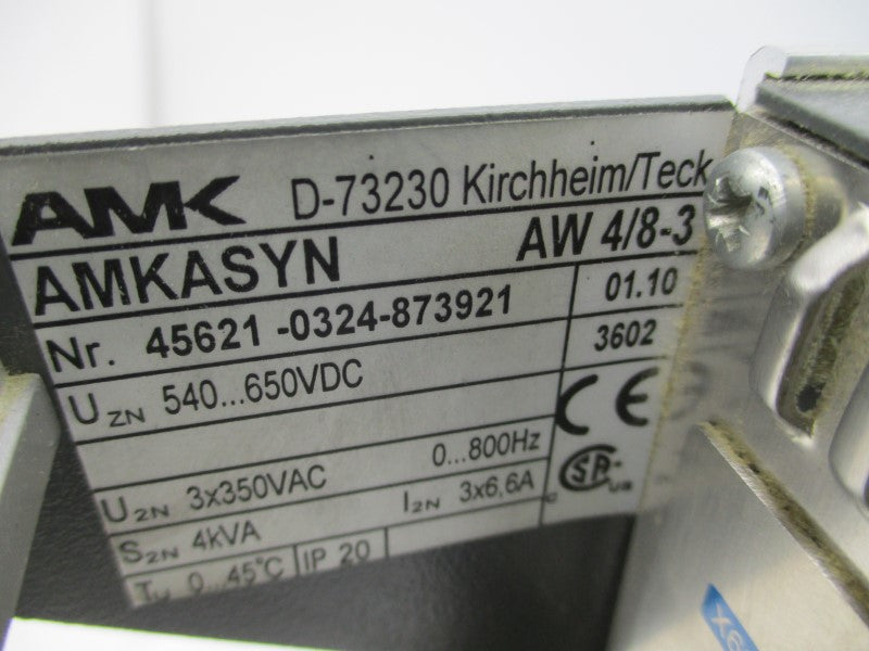 AMK AW4/8-3 350VAC 6.6A (AS PICTURED) UNMP