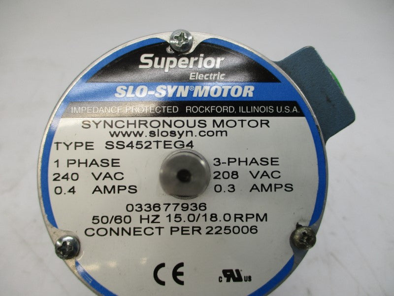 SUPERIOR ELECTRIC SS452TEG4 240VAC 0.4A UNMP