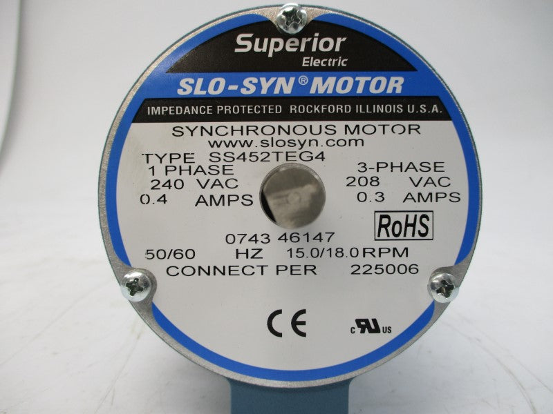 SUPERIOR ELECTRIC SS452TEG4 240VAC 0.4A NSNP