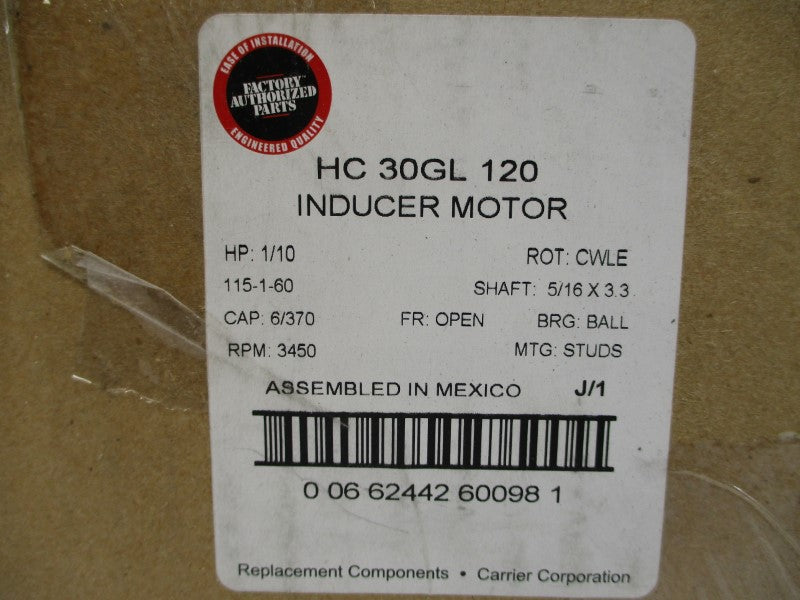 FASCO U62B1 71626596 115V 1.0A NSMP