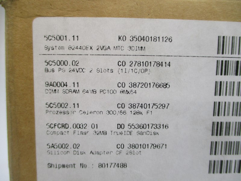 B&R AUTOMATION 5C5001.11 NSMP
