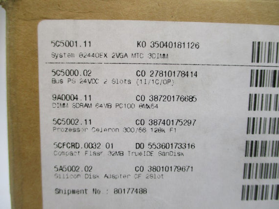 B&R AUTOMATION 5C5001.11 NSMP
