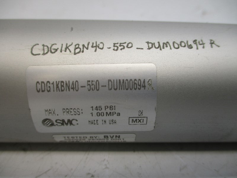 SMC CDG1KBN40-550-DUM00694 145PSI UNMP