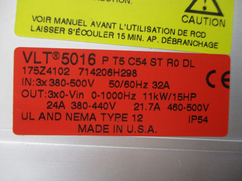 DANFOSS 175Z4102 VLT5016 380-500V 32A UNMP